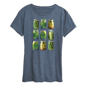Women's - Instant Message - Any Jar, Fill With Pickles Short Sleeve Graphic T-Shirt - 1 of 4