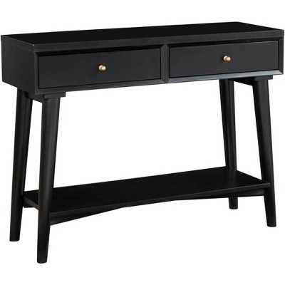 Alpine Furniture Flynn Console Table, Black