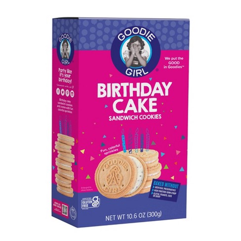 Goodie Girl Gluten Free Birthday Cake Creme Cookies - 10.6oz - image 1 of 4