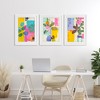 Stupell Industries Drifting Bloom Botanicals 3pc Framed Print Under Glass Set - 2 of 4