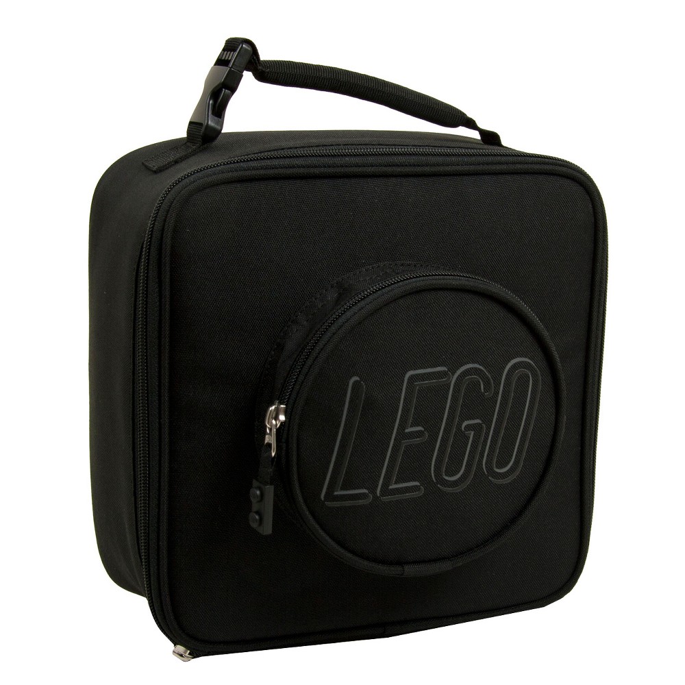 Photos - Food Container Lego Brick Lunch Bag - Black 
