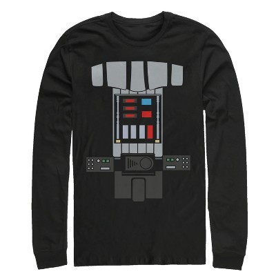 Men s Star Wars Becoming Darth Vader Long Sleeve Shirt Target