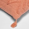 Oversize Embroidered Textured Lumbar Throw Pillow - Opalhouse™ - image 4 of 4