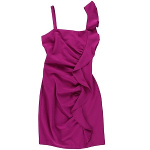 GUESS Womens Ruffled Bodycon Dress - 1 of 2
