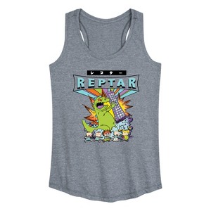 Women's - Rugrats - Reptar Wretch Graphic Racerback Tank - 1 of 4