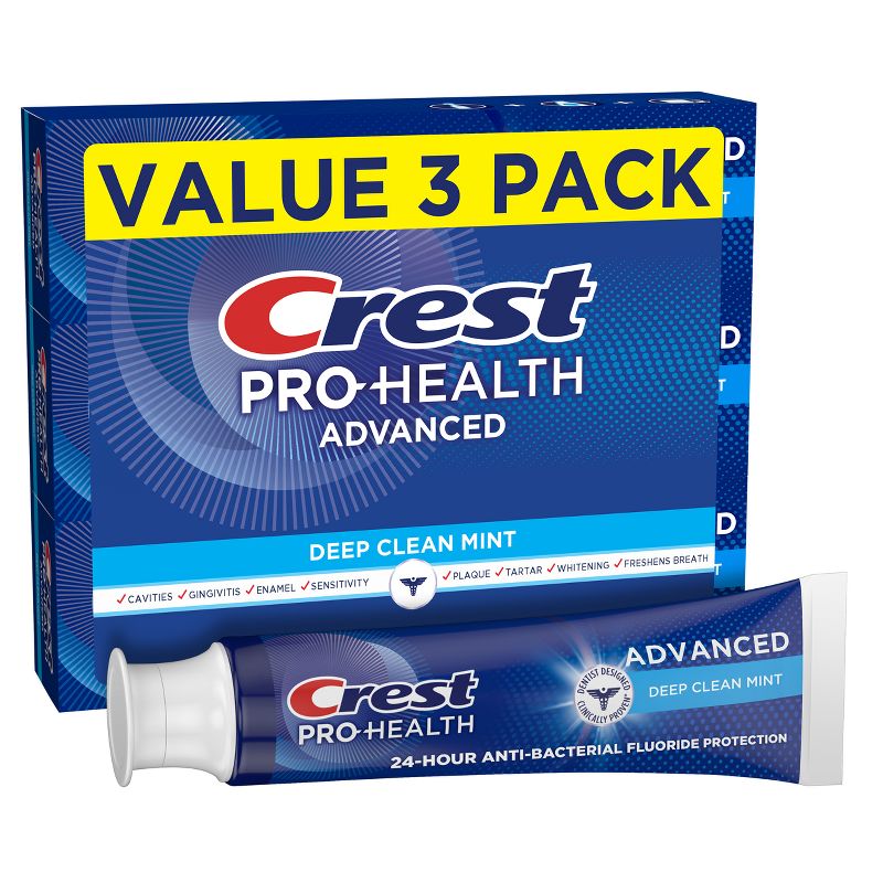 Crest Pro-Health Advanced Deep Clean Mint Toothpaste - 5.1oz, 1 of 10