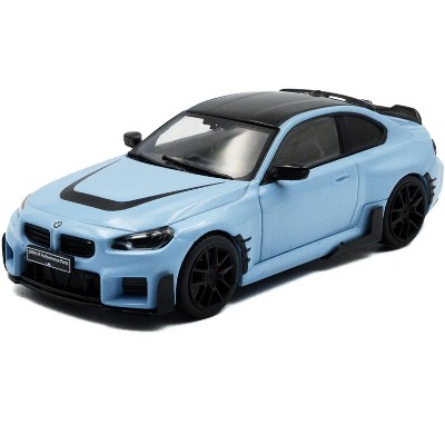 2023 BMW M2 M Performance Zandvoort Blue with Black Top 1/43 Diecast Model Car by Solido