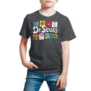 Boys' - Dr. Seuss - Dr. Seuss Icons Short Sleeve Graphic T-Shirt - 1 of 4