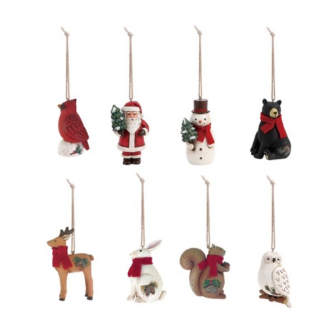 Demdaco Merry Minis Gift Card Holder Ornaments 8 Assorted Red Target