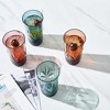 Khen's Shatterproof Muted Colored Tall Acrylic Drinking Glasses, Luxurious & Stylish, Unique Home Bar Addition - 4 pk - 4 of 4