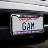 Northwestern University Wildcats Full Size Standard License Plate Metal Frame - 2 of 4