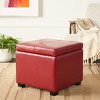 Madison Square Storage Ottoman - HUD8228 - Safavieh Couture - 2 of 4
