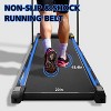 BestParts 2 in 1 Folding Treadmill Under Desk, Portable Walking Pad with LED Display, Quiet Electric Jogging Machine for Home Office, 240 lbs, Black - 4 of 4