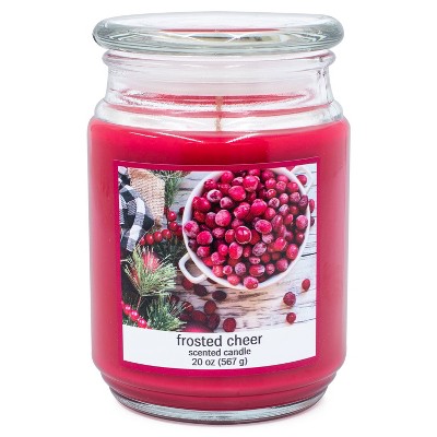 20oz Value Jar Frosted Cheer Candle