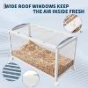 Large Chew-Proof Hamster Cage w/ Wheels, Metal Frame & Ventilated Acrylic - for Mice, Guinea Pigs & Gerbils - 3 of 4