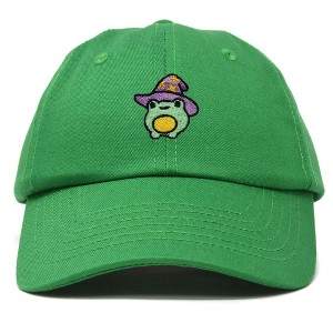 Dalix Sorcerer Frog Embroidered Cap Cotton Baseball Cute Cool Dad Hat Womens - 1 of 4
