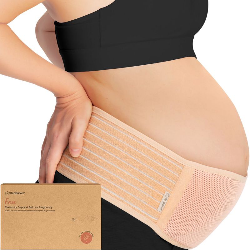 KeaBabies Maternity Belly Band for Pregnancy, Soft & Breathable Pregnancy Belly Support Belt, 1 of 11