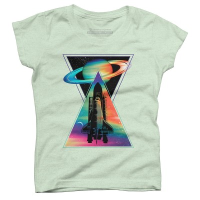 Girl's Design By Humans The Explorer By clingcling T-Shirt