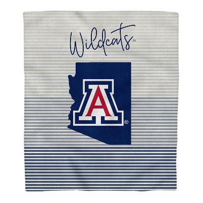 NCAA Arizona Wildcats Ultra Fleece State Stripe Blanket