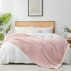 Snuggle Sac Reversible Knit Throw Blanket Soft Ribbed Textured Blanket for All Seasons - 2 of 4