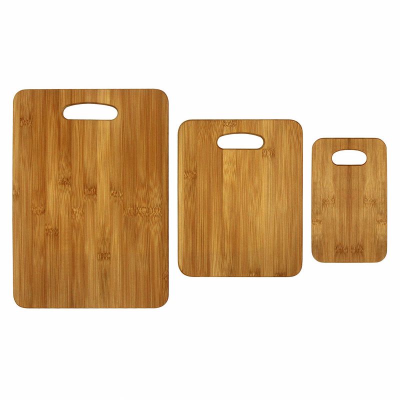 Oceanstar 3-Piece  Cutting Board Set, Rounded, 3 of 4