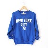 Simply Sage Market New York City Arched 78 Puff Print Sweatshirt - 2 of 4