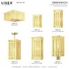 Livex Lighting Greenwich 4 - Light Flush Mount in  Satin Brass - 3 of 4