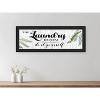 HomeRoots The Laundry Room Black Framed Print Laundry Wall Art - 2 of 4