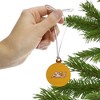 Ashland University Secondary Logo Mini Small Tiny Wood Christmas Tree Holiday Ornament - 2 of 4