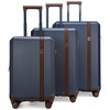ELLE Luggage Checked Luxe Journey 3pc Expandable Retro Spinner Hardside Suitcase Set - 2 of 4