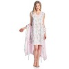 Casual Nights Women's 2 Piece Floral Robe and Gown Set - 4 of 4