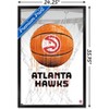 Trends International NBA Atlanta Hawks - Drip Basketball 21 Framed Wall Poster Prints - 3 of 4