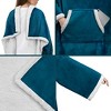 PAVILIA Fleece Wearable Blanket with Sleeves, Warm Cozy Soft Functional Lightweight Sleeved Throw Adults Men Women - 3 of 4