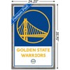 Trends International NBA Golden State Warriors - Logo 21 Framed Wall Poster Prints - 3 of 4