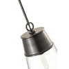 Wentworth 1-Light Pendant - Modern Glass Shade with Brushed Nickel Accents, Dimmable - 3 of 4