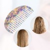 Unique Bargains Women's Half Round Wide Tooth Comb for Curly Thick Wavy Straight Hair 1 Pc - 3 of 4
