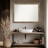 Amanti Art Driftwood Tan Non-Beveled Wood Framed Bathroom Vanity Wall Mirror - 4 of 4