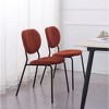 Nordlys Set of 2 Bouclé Dining Chairs Modern Design Style Upholstery Dining Room - 2 of 4