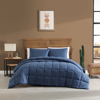Mesa Microfiber Comforter Set Blue - Wrangler