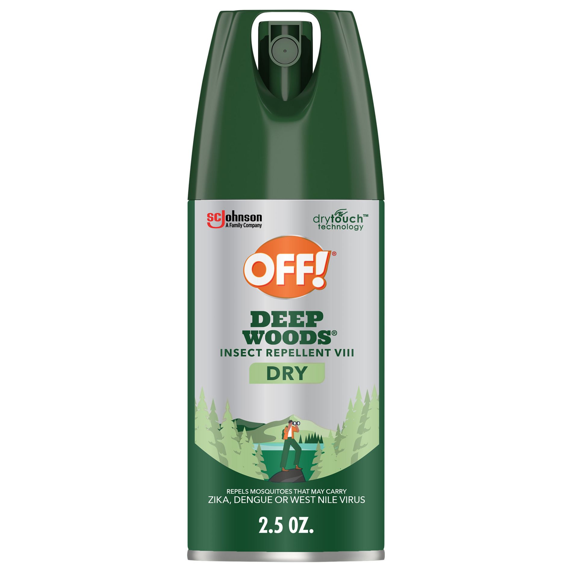 OFF! Deep Woods Mosquito Repellent Bug Spray Travel Size - 2.5oz