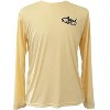 BeAFish Performance Fishing Shirt, Sun Protection and Moisture Wicking Technology, UPF 25 - Yellow Speckled Trout - 2 of 4