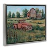 Stupell Industries Peaceful Farmland Truck Barn Scene Floating Frame Canvas Art - 2 of 4