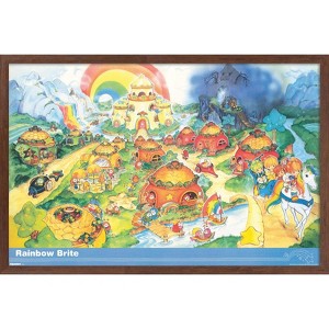 Trends International Rainbow Brite - Rainbow Land Framed Wall Poster Prints - 1 of 4