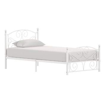 Twin Metal Platform Bed White - Inspire Q