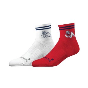 NCAA Fresno State Half-Calf Knit Socks 2pk - 1 of 1