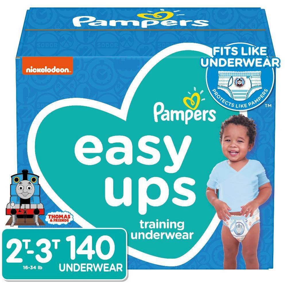 UPC 037000764373 product image for Pampers Easy Ups Boys Training Pants OMG Pack 2T-3T (140ct) | upcitemdb.com