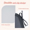 SEVOBAL 2Pack Seat Cushions with Premium Soft Cotton Filling, Non-Slip Bottom, Comfortable Durable Chair Pads for Living Room, Dark Gray, - 4 of 4