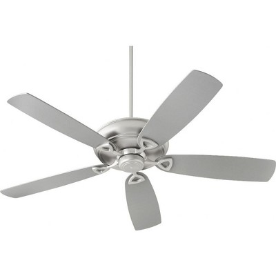 Quorum Lighting Alto 62 5-Blade Satin Nickel Ceiling Fan