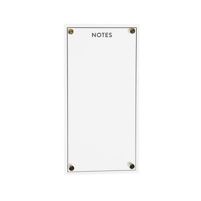 Melrose Acrylic Dry Erase Notes Board 13"H