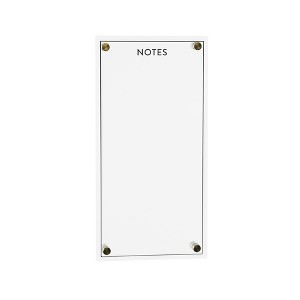 Melrose Acrylic Dry Erase Notes Board 13"H - 1 of 2
